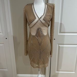 Sexy rhinestone dress